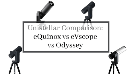 Unistellar Comparison: eQuinox vs eQuinox 2 vs eVscope 2