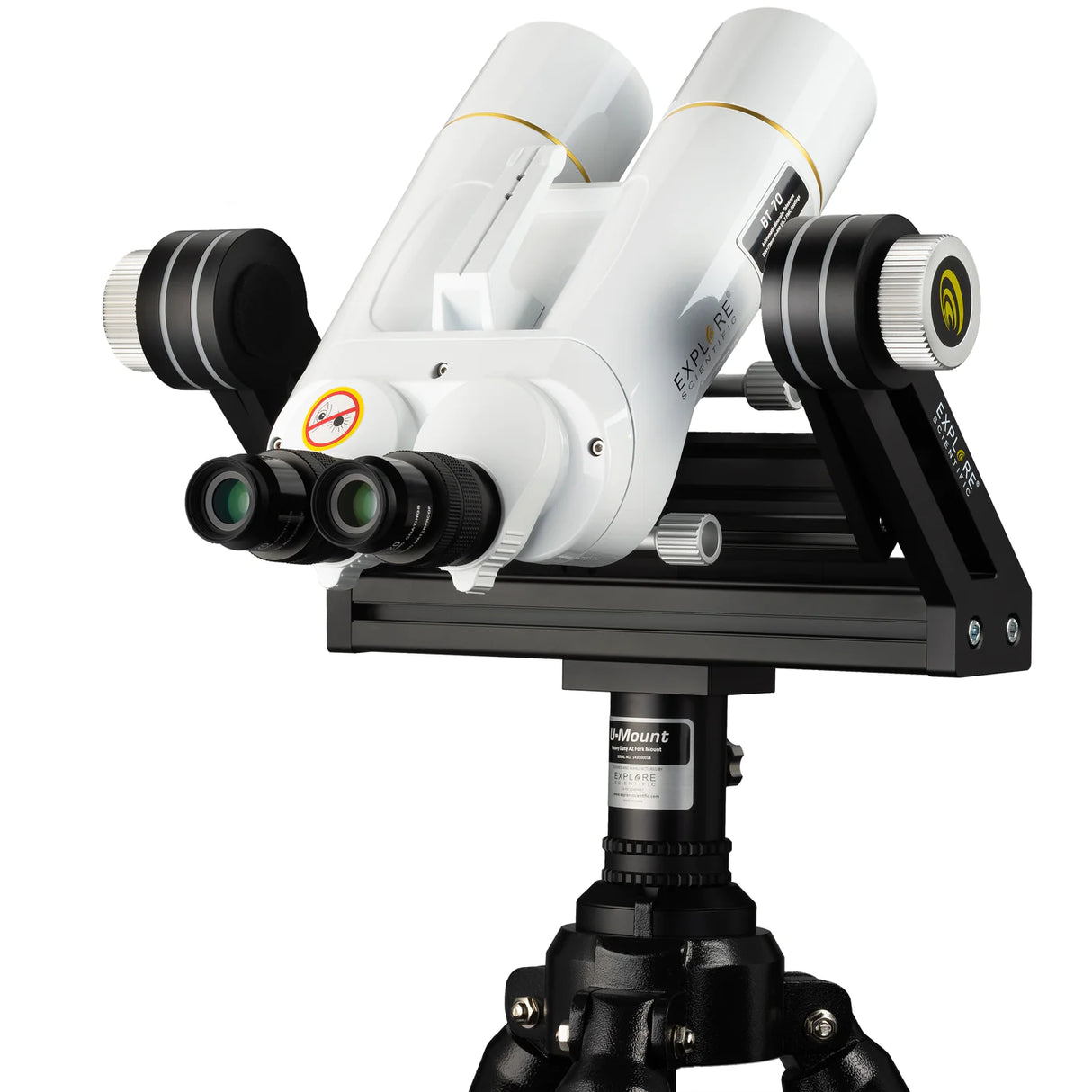 Explore Scientific BT-70 SF Large Binoculars with 62 Degree LER Eyepieces | 01-14200 | 811803033917