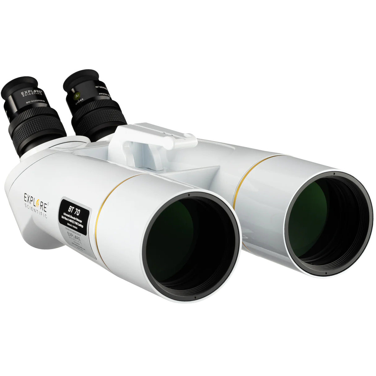 Explore Scientific BT-70 SF Large Binoculars with 62 Degree LER Eyepieces | 01-14200 | 811803033917