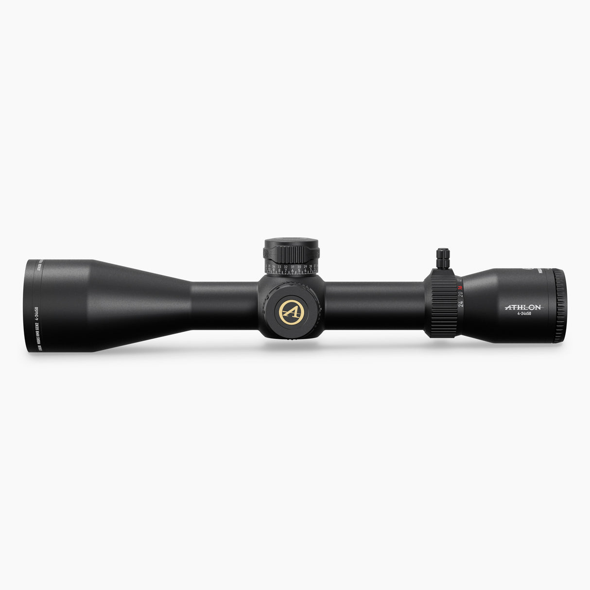Athlon Midas HMR Gen2 4-24x50 rear view showing eyepiece and illumination dial