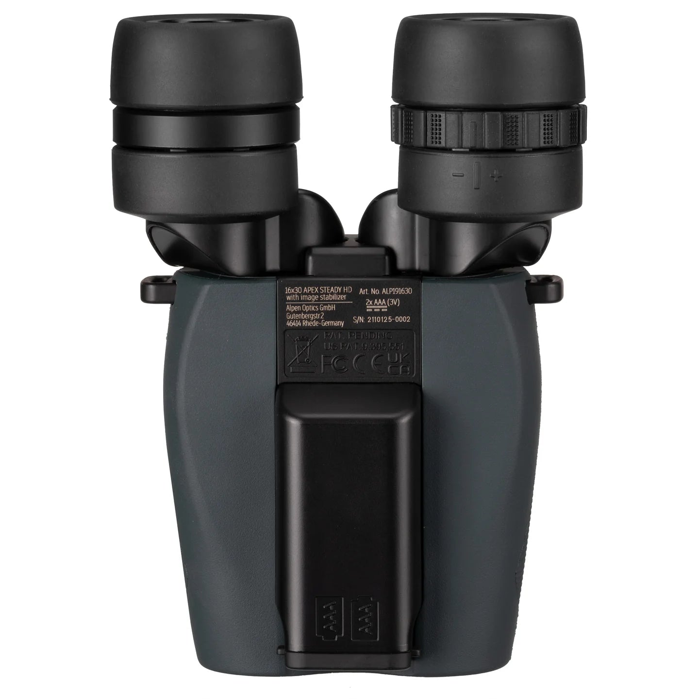 Alpen Apex Steady 16x30 HD Binoculars with Image Stabilization