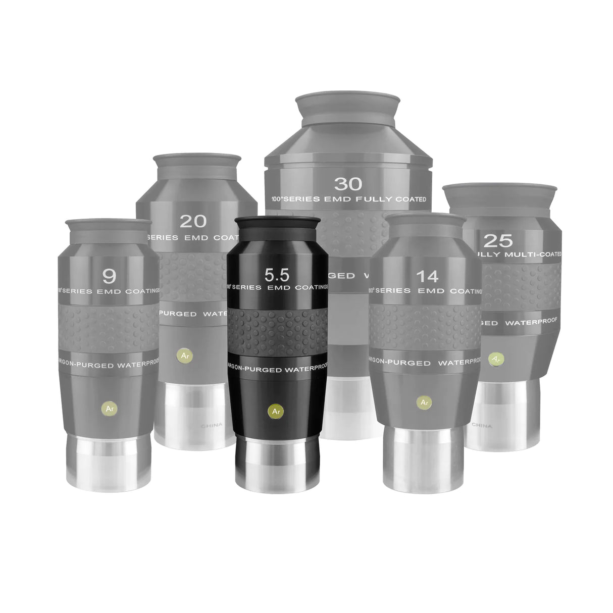 Explore Scientific 100° Series 2" 5.5mm Waterproof Eyepiece | EPWP10055–01 | 812257014934