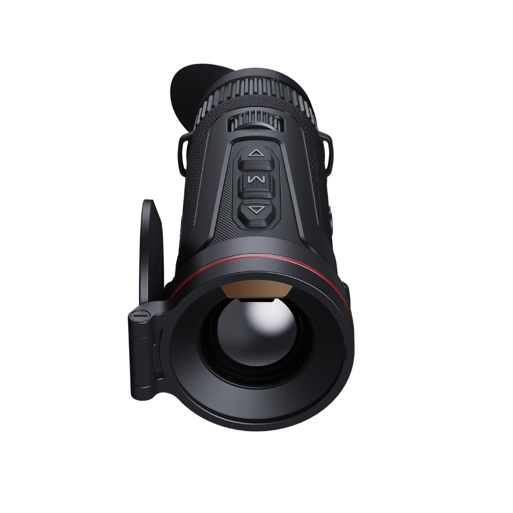 Guide Kodiak TK635L 3.0 opposite side profile showing the three control keys, the focus wheel and the folding eyecup