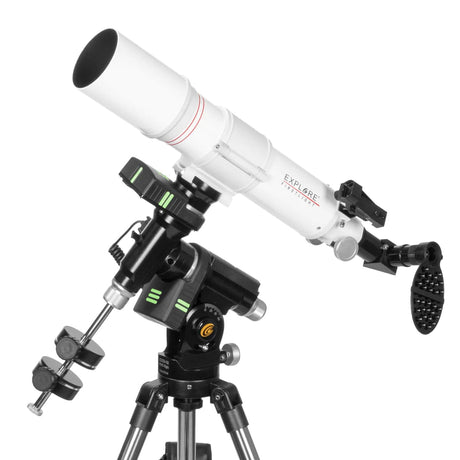 Explore FirstLight 80mm f/8 Refractor Telescope Go-To Tracker Combo | ES-FLAR80640-IEXOS | 00811803030770