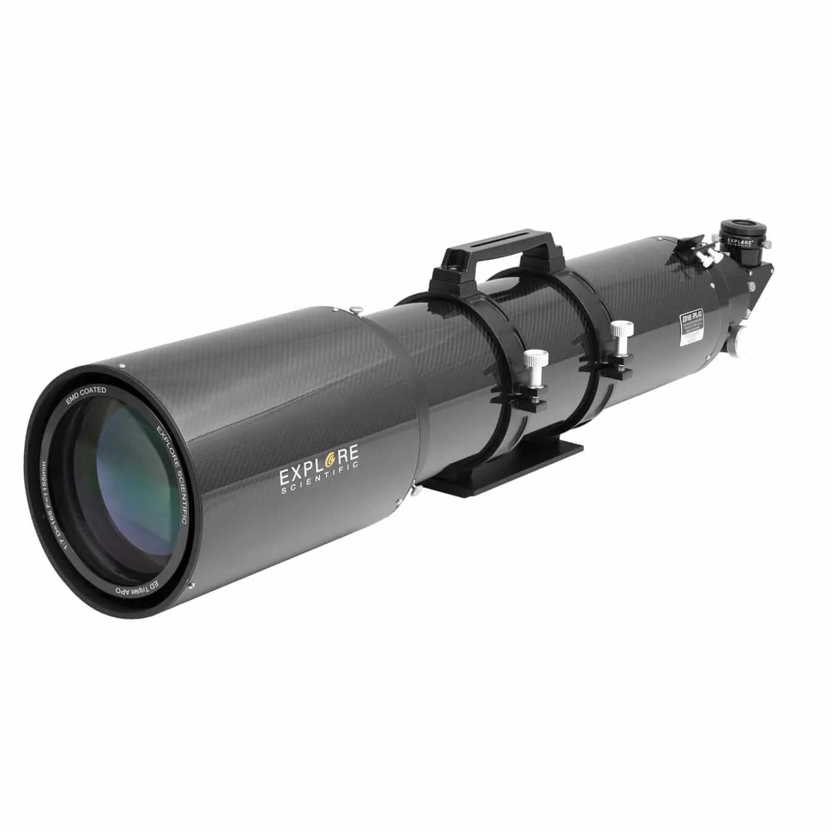 Explore Scientific ED165 FPL53 165mm f/7 Triplet Carbon Fiber Refractor | FPL53-165CF-01 | 812257017652