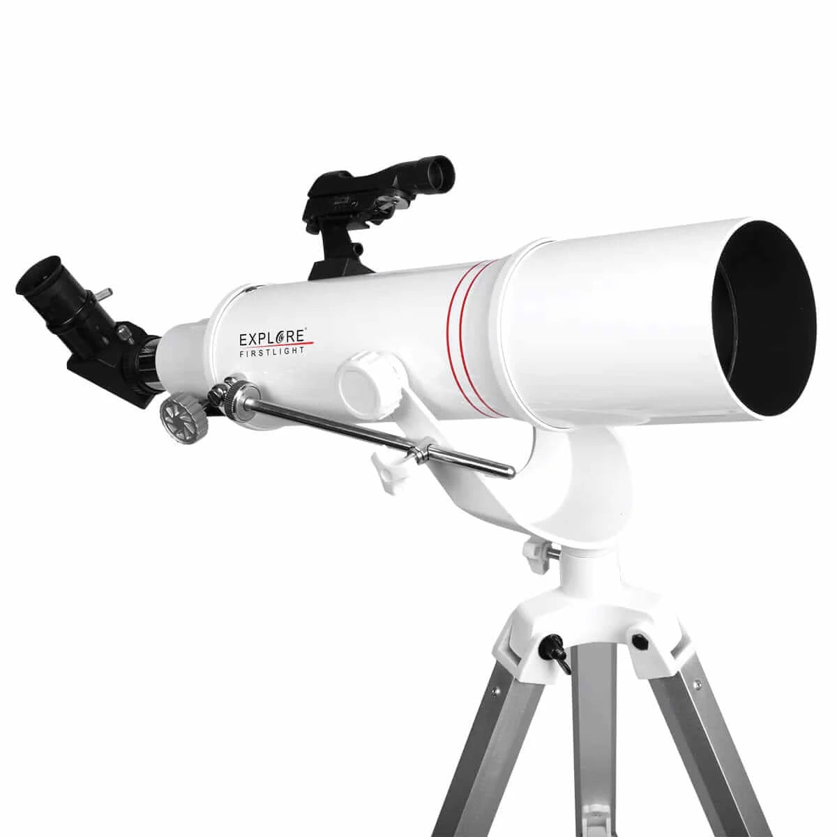 Explore Scientific FirstLight 90mm f/5.5 Doublet Refractor Telescope with Alt-Az Mount | FL-AR90500AZ | 8122570183906
