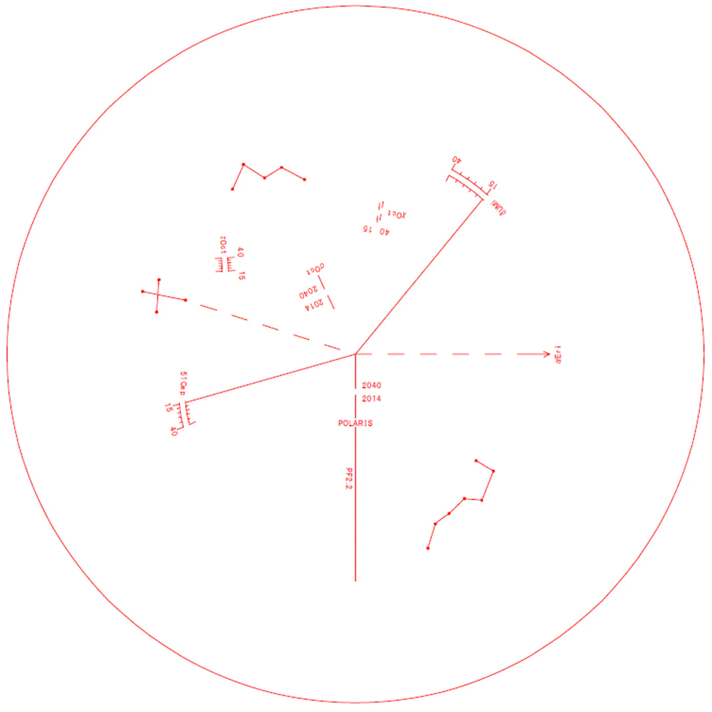 Vixen Telescope Polar Alignment Scope PF-L II | ES35532 | 4955295355327