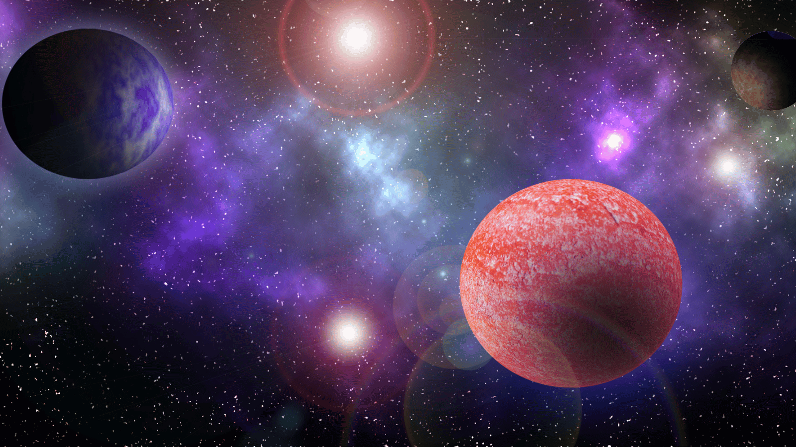 Star field showing stars of varying brightness illustrating the concept of magnitude in astronomy