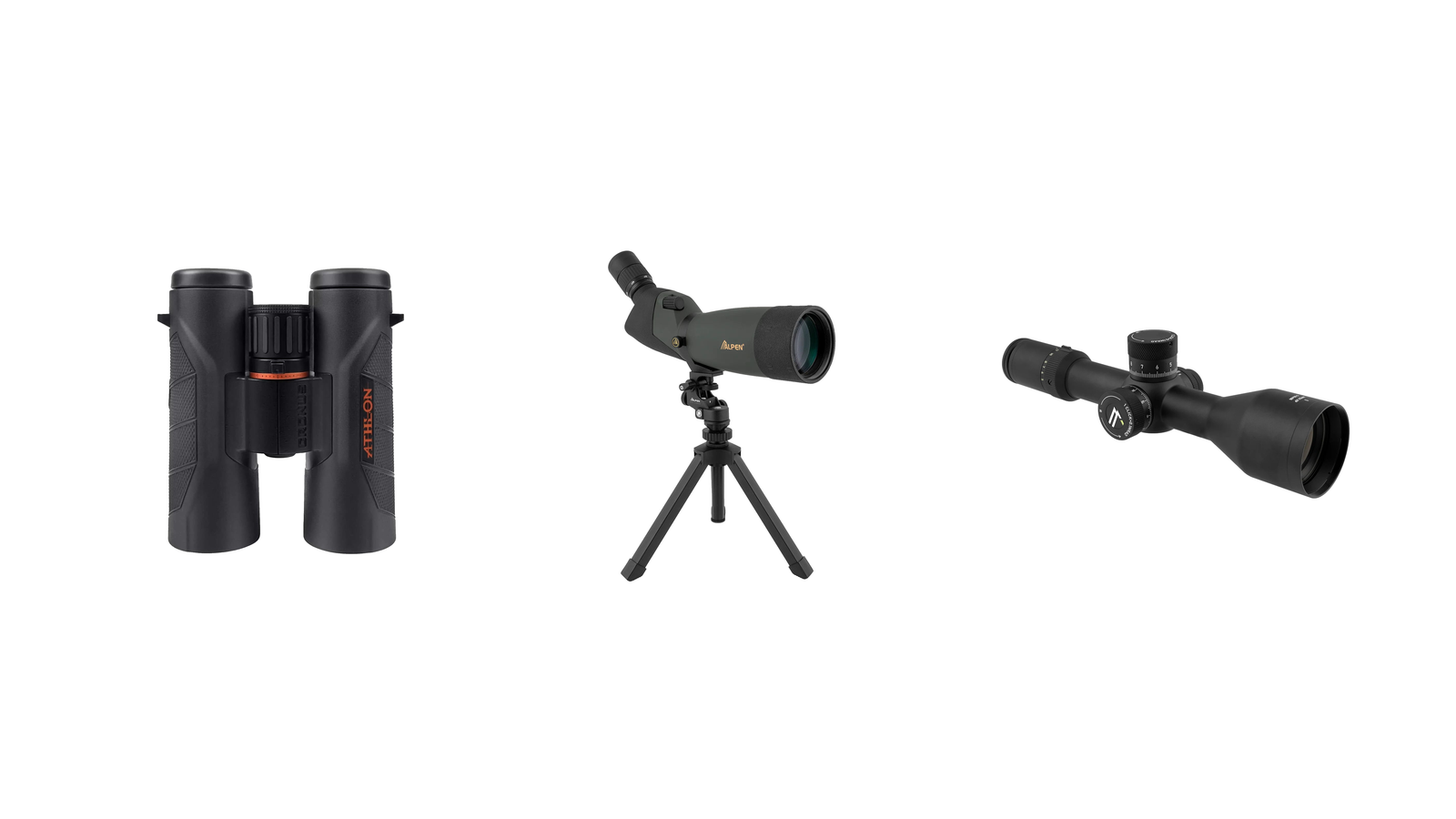 Binocular diopter adjustment ring close-up showing the plus and minus scale markings