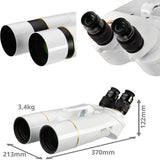 Explore Scientific BT-70 SF Large Binoculars with 62 Degree LER Eyepieces | 01-14200 | 811803033917
