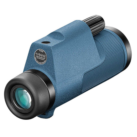 Hawke Endurance ED Marine 7x42 monocular, alternate view showing the focus ring, eyepiece and quarter-inch tripod mount