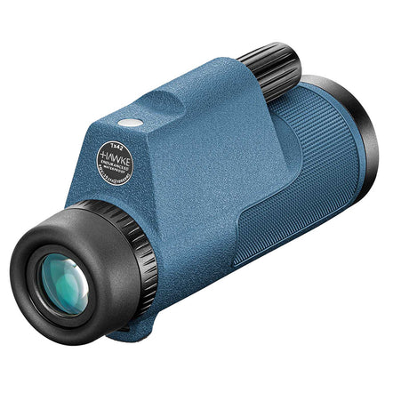 Hawke Endurance ED Marine 7x42 Compass monocular, alternate view showing the focus ring, eyepiece and quarter-inch tripod mount