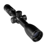 Alpen Kodiak 4-16x44 SFP riflescope side profile showing 30mm tube, side parallax turret, and capped windage and elevation adjustments