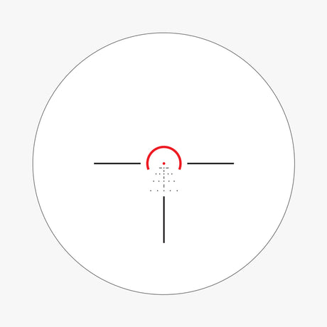 ATSR4 SFP IR MOA reticle pattern for Athlon Midas BTR Gen2 showing illuminated center dot, BDC holdovers, and wind dots