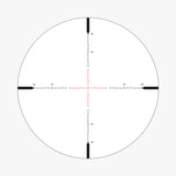 AHMR SFP IR MOA reticle pattern for Athlon Midas BTR Gen2 showing 20 MOA illuminated center, 2 MOA center cross, and hash marks to 30 MOA
