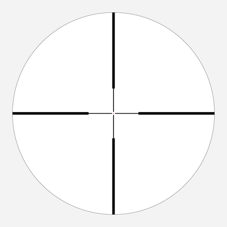 AHMC1 SFP IR MOA reticle diagram showing holdover and windage references