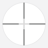 AHMC1 SFP IR MOA reticle diagram for the 2-12x42 showing holdover and windage references