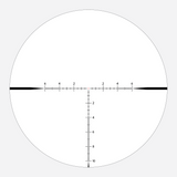 APRS-H2 SFP IR MIL reticle diagram showing holdover and windage references in milliradians