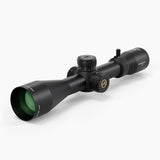 Athlon Midas HMR Gen2 4-24x50 MIL riflescope showing capped turrets and side focus parallax adjustment