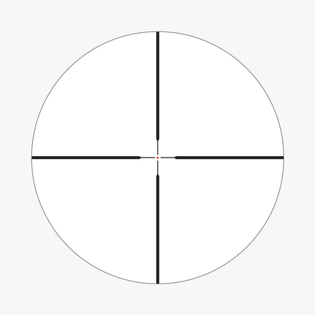 AHMC SFP IR MOA reticle pattern with illuminated center dot