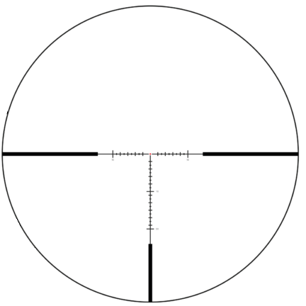 Kite Optics 23i illuminated holdover reticle with graduated range compensation marks