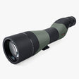 Athlon Argos HD 20-60x85 spotting scope with straight-through eyepiece showing rubber armor and focus ring