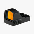 Athlon Midas EDC red dot sight front angle view showing compact open-emitter design and RMSc footprint