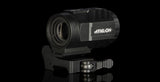 Athlon Midas M5 magnifier mounted on picatinny rail behind a red dot sight