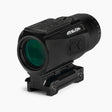 Athlon Midas Flare 3x prism scope isometric view showing compact aluminum chassis and capped turrets
