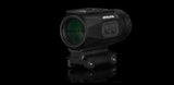 Athlon Midas Flare 3x prism scope showing lens reflections from fully multi-coated optics