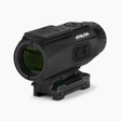 Athlon Midas Flare 5x prism scope isometric view showing compact aluminum chassis and capped turrets