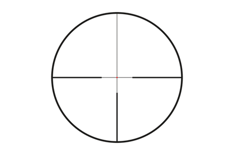 Kite Optics 4Ai illuminated reticle — German No. 4 pattern with floating red center dot