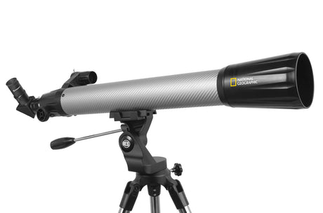 National Geographic 70mm Silver Carbon Fiber Refractor Telescope | 80-40071CF | 8122570144150