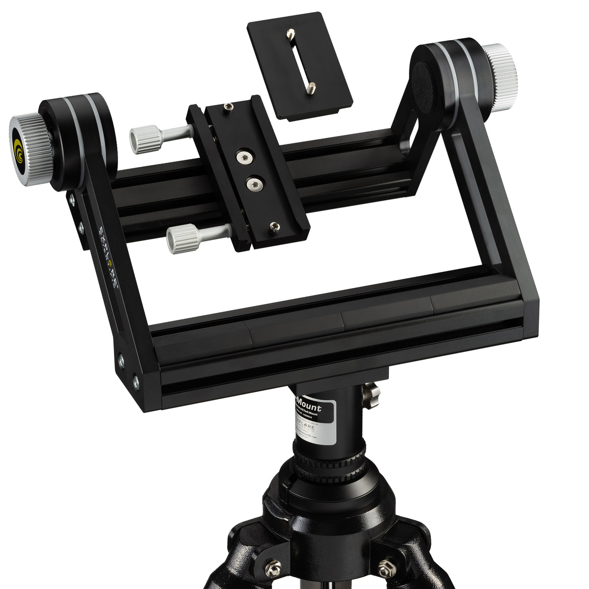 Explore Scientific U-Mount fork head with friction adjustment hand wheels | 01-14310