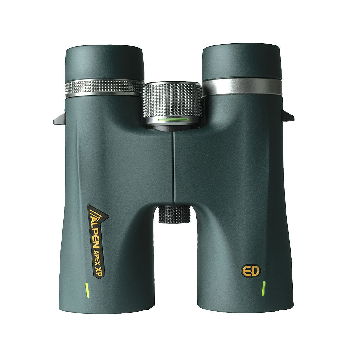 Alpen Apex XP 8x42 ED binoculars, front view showing the Apex XP and ED markings