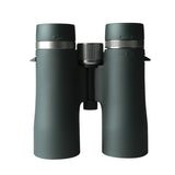 Alpen Apex XP 8x42 ED binoculars, rear view with the twist-up eyecups down and the diopter ring