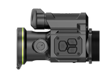 Top-down view of the Alpen Apex ATC650 thermal clip-on showing control buttons and battery compartment