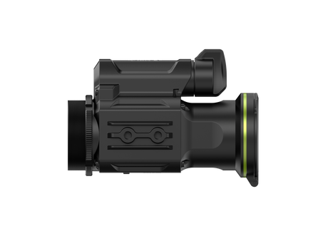 Underside view of the Alpen Apex ATC650 showing the quick-release mounting rail and adapter ring interface