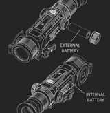 Battery system for the Athlon Cronus ATS Pro Picatinny-mount thermal scope