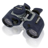 Steiner Commander 7x50c marine binoculars at three-quarter angle showing the HD-Stabilized Compass housing and AUTO FOCUS control