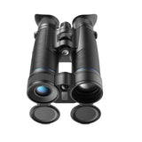 Guide DN70M 2.0 rear view showing dual eyepieces, AMOLED display and control buttons