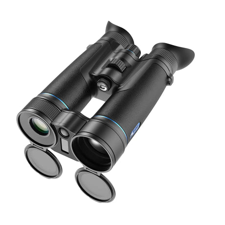 Guide DN70M 2.0 multispectral thermal and 4K digital binocular, front three-quarter product view