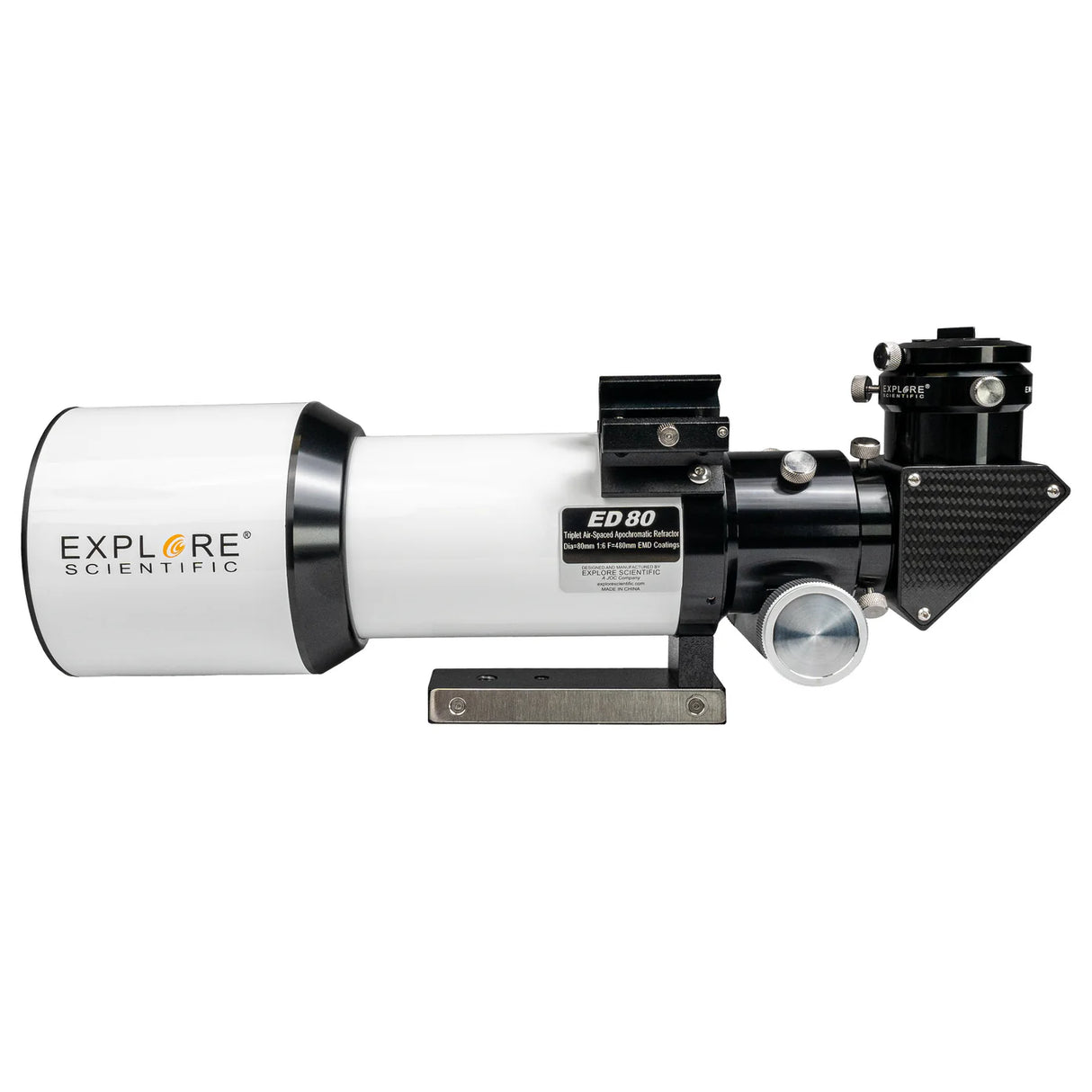 Explore Scientific ED80 80mm f/6 Triplet Refractor Telescope | ES-ED0806-02 | 811803034358
