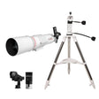 FirstLight 80mm refractor and Sidara Nano package: tube, Nano mount on tripod, red dot finder and eyepiece