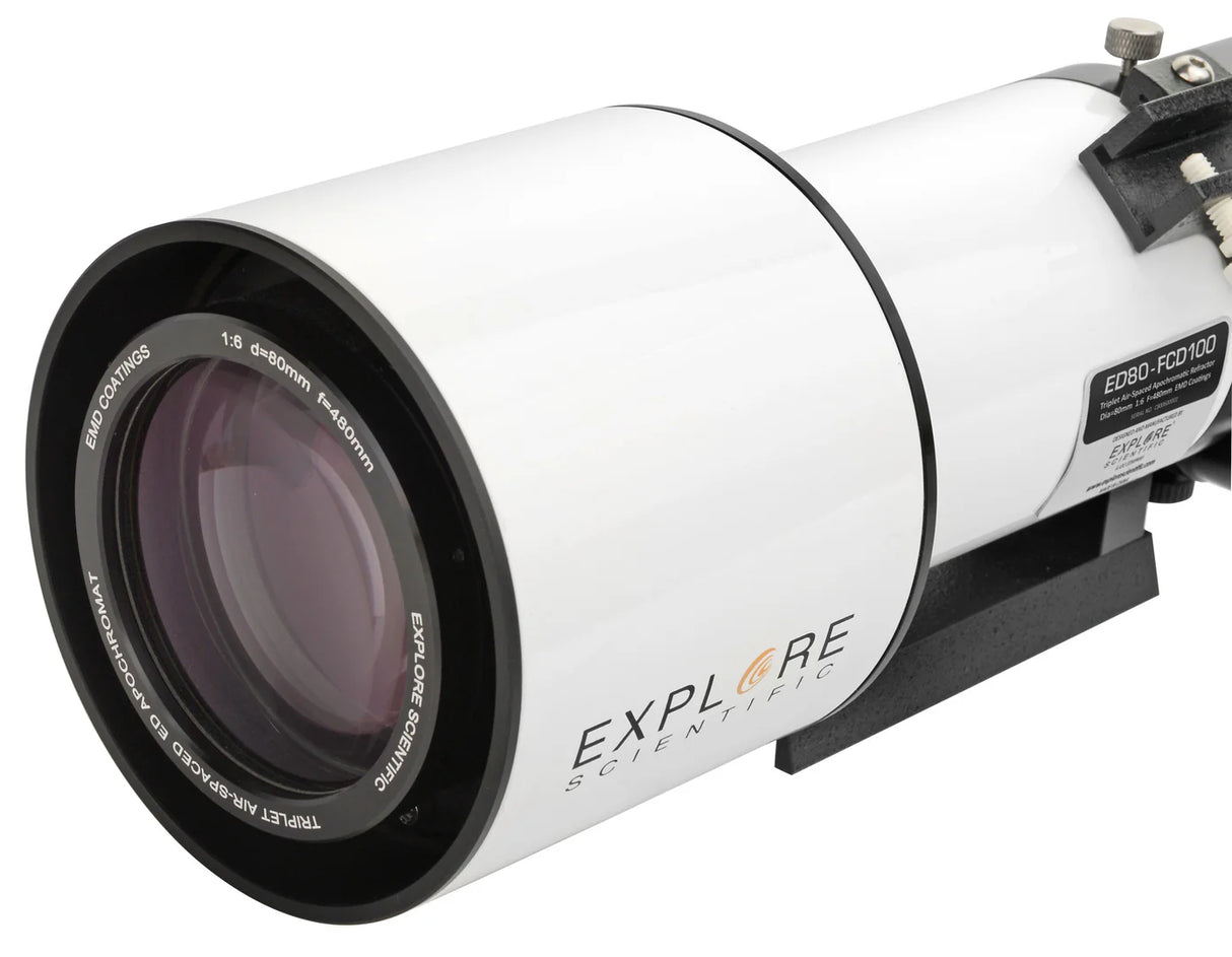 Explore Scientific ED80 80mm f/6 FCD100 Triplet Refractor Telescope Astrophotography Package