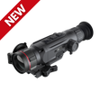 Guide Nova N435 thermal riflescope side profile showing the 35mm objective lens, ocular eyepiece, and magnesium alloy housing