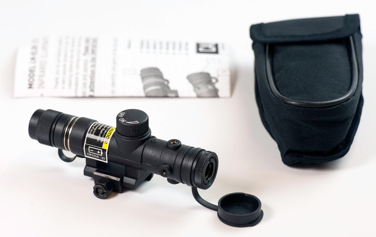 Luna Optics ELIR-3 complete set with illuminator, rail bracket, and packaging