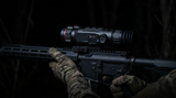Guide Nova N435 thermal riflescope mounted on a hunting rifle in field-use configuration