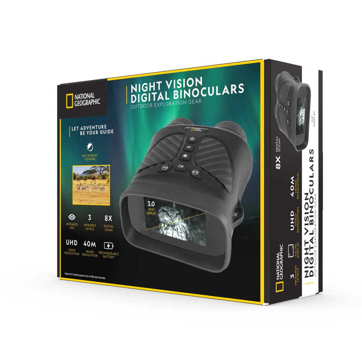 National Geographic Night Vision Digital Binoculars | 80-50155 | 811803035836