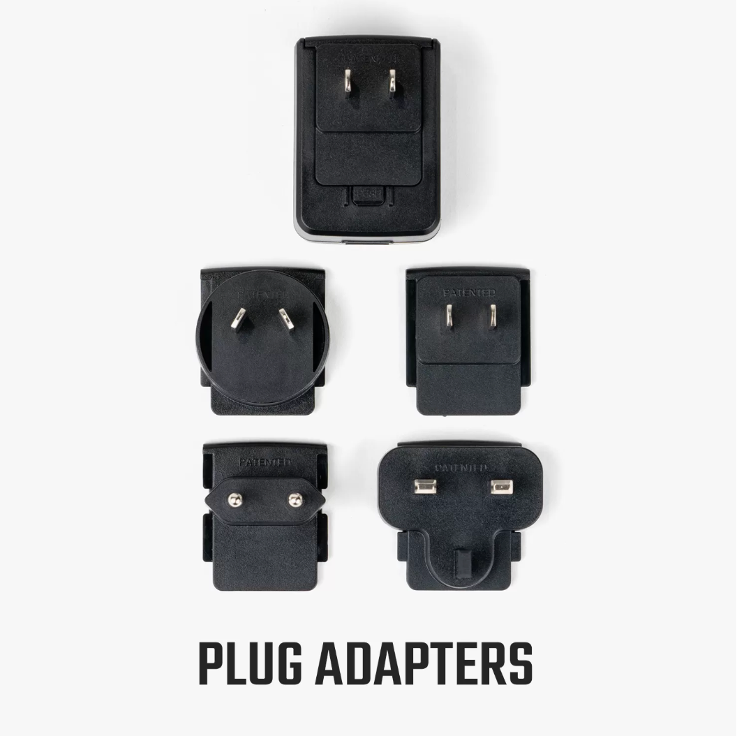 Plug adapters included with the Athlon Cronus ATS Pro